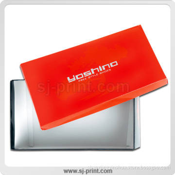 Industrial Packaging Print White Paper Shoes Box / Color Box